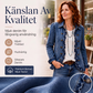 Kvinnors dubbelknäppt jeansjacka med volanger