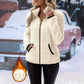 Bästsäljare🔥 🧥 Mjuk och fluffig zip-cardigan med fickor – perfekt för svala dagar