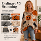 Women's Halloween Pumpkin Crochet Knit Top