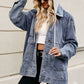 Klassisk oversize jeansjacka för kvinnor