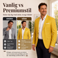 Klassisk herrblazer med slim fit och två knappar