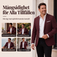 Klassisk herrblazer med slim fit och två knappar