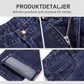 Varmfodrade raka jeans för män
