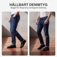 Varmfodrade raka jeans för män