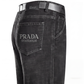 Varmfodrade raka jeans för män