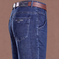 Varmfodrade raka jeans för män
