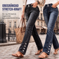 Damjeans med slim fit och stretch