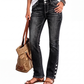 Damjeans med slim fit och stretch
