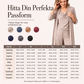 Kvinnors avslappnade och eleganta 3-delade set