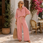 🔥 55% RABATT! ✨Women's Casual Striped Two-Piece Set – Elegant komfort som passar hela dagen 🌿