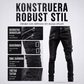 Smalpassande trasiga jeans för män