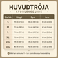 Herr ledig huvtröja i våffelstickning