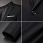 Kavaj för män med slim fit och knappad krage