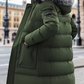 Varm vadderad vinterkappa för män