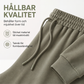 Set med axelbandslös topp och vida byxor för kvinnor
