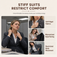 Two-Piece Textured Utility and Tailored Straight-Leg Trousers Set