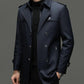 Herrtrenchcoat med avtagbart foder