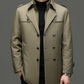 Herrtrenchcoat med avtagbart foder