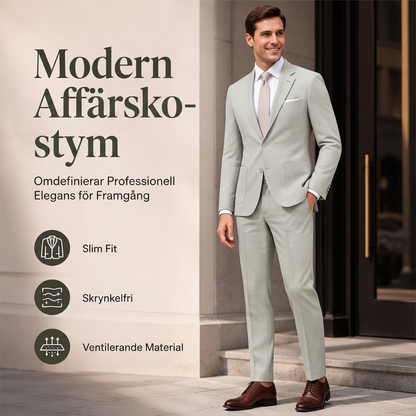Kavaj och byxor för män, slim fit, 2-delad kostym