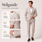 Kavaj och byxor för män, slim fit, 2-delad kostym