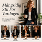 Chic kavaj med slag för kvinnor, slim fit