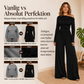 Byxdräkt med off-shoulder och vida ben för kvinnor