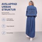 Slimmad maxiklänning i denim