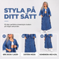 Slimmad maxiklänning i denim