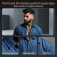 Långärmad jeansskjorta för män, ledig knäppt cardigan