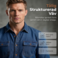 Långärmad jeansskjorta för män, ledig knäppt cardigan