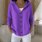 💎 60% RABATT! 💎 Knappbar stickad cardigan med huva för kvinnor – Avslappnad passform, mjuk polyester & 10 snygga färger 🧥🌈