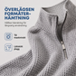 Herrkopplad sweatshirt med halv dragkedja och våffelstruktur, lös passform