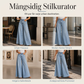 Kvinnors lediga högmidjade jeans med vida ben