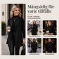 Elegant västjacka i PU-läder för kvinnor