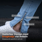 Cargojeans för män, skinny fit med stretch