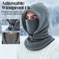 Värmeisolerande balaklava-ansiktsmask med dragsko