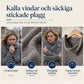 Kasuell enfärgad polokrage stickad tröja