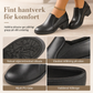 Kvinnors brittisk stil retro slip on lågskor med medelhöga blockklackar, storlekar i plusstorlek med tjocka klackar