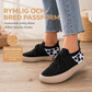 Kvinnor Slip-on Loafers Lätta Andas Sommar Casual Platt Skor Plusstorlek