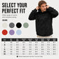 Huvtröja i mjuk fleece med rutmönster för män