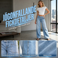 Smalärmade jeans med vida ben som smickrar figuren
