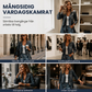 Kvinnlig jeansjacka med öppen fram, trenchcoat-modell