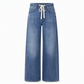 Damjeans med passform som är ledig och lös, vida ben