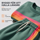 Set med ledig sweatshirt och sweatpants för kvinnor, 2 delar