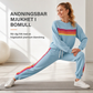 Set med ledig sweatshirt och sweatpants för kvinnor, 2 delar