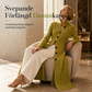 Dam lång kabelstickad mockneck-cardigan, långkofta i tröjskoftsdesign