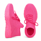Kvinnors vardagliga andningsbara slip-on sneakers