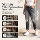 Kvinnors retro slitna jeans med revor