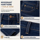 Högmidjade stretchiga jeansbyxor för kvinnor