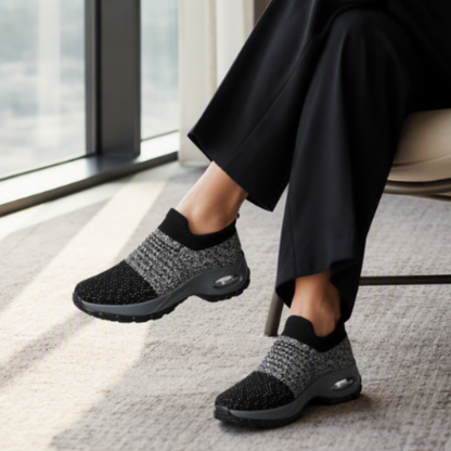 Andningsbara Slip-on Sock Sneakers för kvinnor